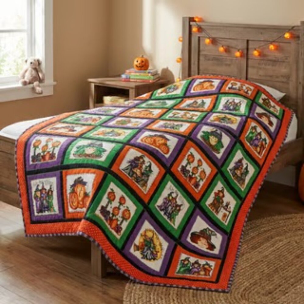 If the Broom Fits! Halloween Quilt